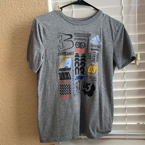 Adidas UNISEX Sports T-Shirt Racing